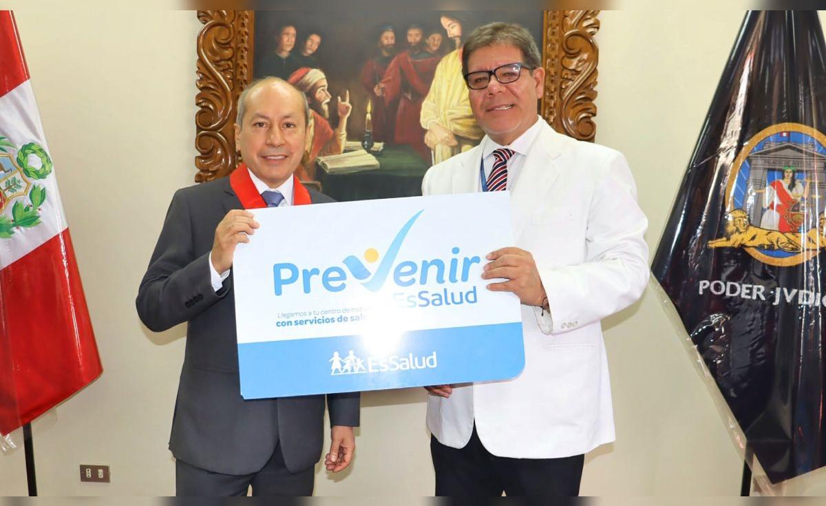 Moquegua: La Corte Superior y EsSalud lanzan programa de salud preventiva