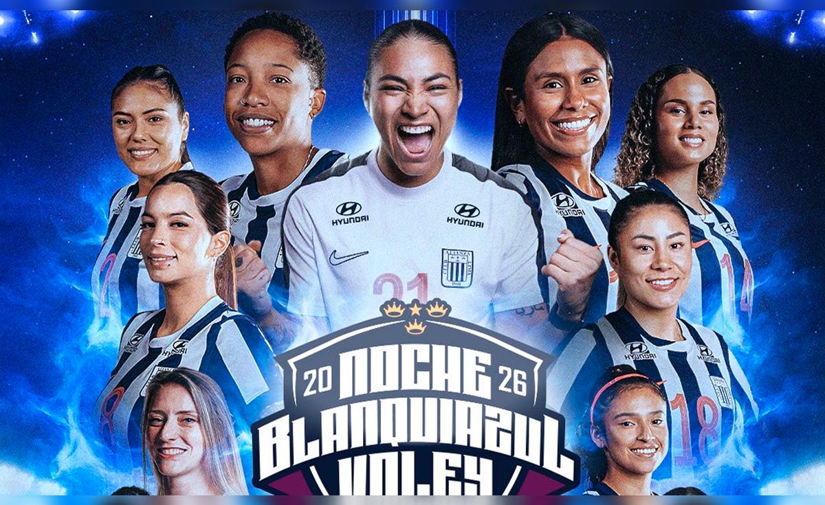 Noche Blanquiazul de Vóley 2026: fecha, hora, canal y rivales confirmados de Alianza Lima en su presentación