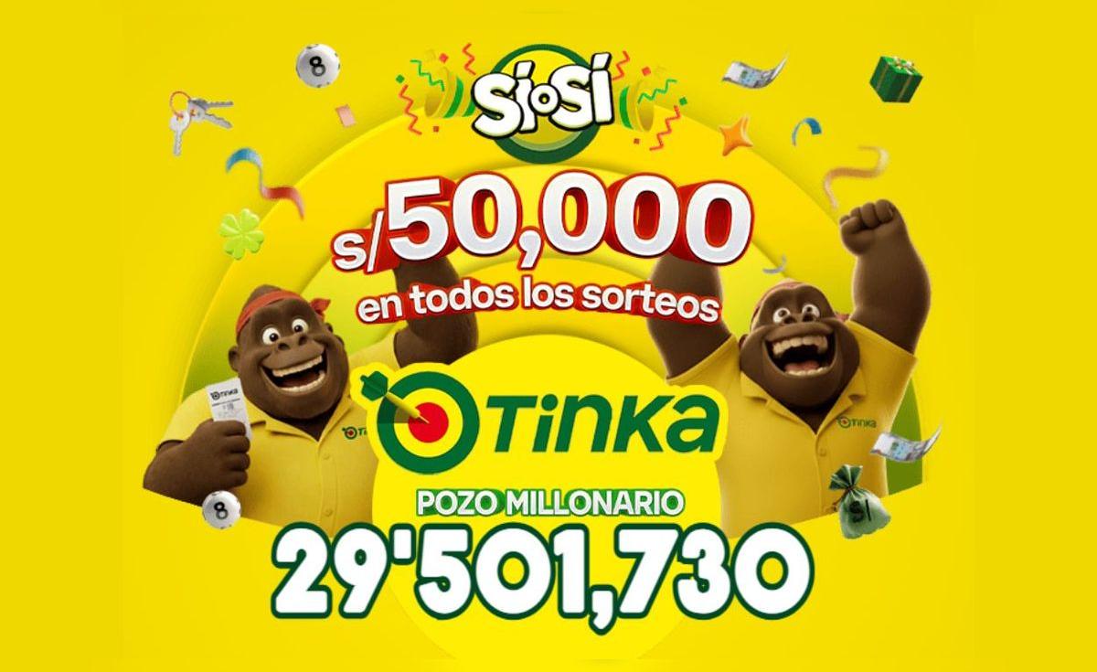 Resultados de La Tinka del miércoles 23 de septiembre: números ganadores, premios del Pozo Millonario, boliyapa, S/50.000 y más