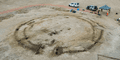 Arqueólogos creyeron encontrar una pieza de maquinaria agrícola antigua, pero resultó ser una rara llanta de carruaje de la Edad de Hierro