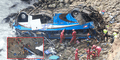 El accidente de bus más trágico de la historia del Perú: cayó a un inmenso abismo cerca de Lima y murieron 52 personas