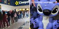 Largas filas en Plaza Norte por furor de la palomera Stich a poco del estreno de la película en Perú