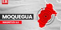 Temblor de magnitud 4,0 remeció Moquegua hoy, según IGP