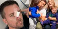 Julián Zucchi apareció ensangrentado tras visita a sus hijos y revela la razón: "Empezó a sangrar bastante"