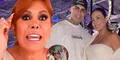 Magaly Medina no se guarda nada y le dice de todo a Pamela López y su pareja Paul Michael: "Tiene a un títere parado a su costado"