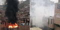 Fuerte incendio afectó vivienda en Puente Piedra: cuatro unidades de bomberos atendieron el siniestro
