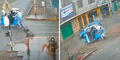 Hombre se enfrenta a 3 ladrones que huían en mototaxi en Lima tras robar sillas de su negocio y logra recuperarlas