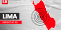 Temblor de magnitud 3,8 se sintió en Lima hoy, según IGP
