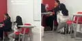 Estudiante suplica de rodillas a su profesora para aprobar el curso: escena genera polémica en redes