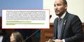 Alejandro Muñante usa Chat GPT en proyecto de ley que pretende desestabilizar al Ministerio Público