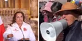 Dina Boluarte es rechazada en Huancayo tras aumento de sueldo: "Usurpadora, el pueblo te repudia"