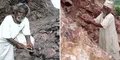 La increíble historia de Dashrath Manjhi, el hombre que partió una montaña de 90 metros por amor: usó solo un martillo y tardó 22 años