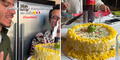 Peruano celebró su cumpleaños en julio con pastel de causa y es viral: "Se canta el himno"