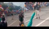 Peruano participa presuntamente ebrio en desfile de Fiestas Patrias y causa furor en redes: "El sargento Huascarán"