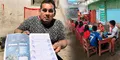 Ministerio de Educación anula contrato de profesor por mostrar pésimas condiciones de estudio de niños en comunidades amazónicas