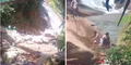 Derrumbe de grandes rocas en catarata Velo de la Novia en Ucayali deja dos muertos y cerca de 8 heridos