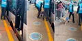 Trabajadores del Metropolitano sacan a perrita que se metió a bus y en redes bromean "No pagó su pasaje"