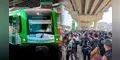 Línea 1 del Metro de Lima sugiere tomar otros medios de transporte por fallas técnicas persistentes