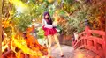 Candidata que hizo cosplay de Asuka de Evangelion gana elección y lo festeja disfrazándose de Sailor Moon [FOTOS]
