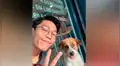 Perrita callejera se encariña con joven que le dio comida y lo busca hasta su trabajo [FOTOS]