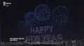 2021 NYEL celebra el Año Nuevo con show de drones y es aplaudido por fans