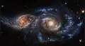 El violento origen de nuestro sistema solar: un choque de dos galaxias