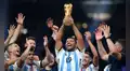 El exjugador argentino Sergio ‘Kun’ Agüero también levantó la copa del Mundial Qatar 2022