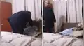 Le pide a su papá que vigile a su perro, pero al volver los ve en una tierna escena [VIDEO]