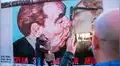 El beso entre líderes comunistas que se mantiene intacto en el Muro de Berlín [FOTOS]