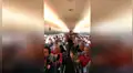 Facebook: hinchas peruanos hicieron ‘retumbar’ avión con himno nacional [VIDEO]