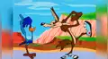 YouTube: el coyote y el correcaminos se encuentran cara a cara en la vida real 