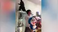 Armó una escultura con más de 2 mil piezas de Lego y su gato la destruyó por completo [FOTOS]
