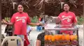 Vía Facebook: vendedor de mangos se hace viral su peculiar forma de ofrecerlos [VIDEO]
