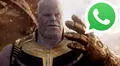 ¿Fan de las películas de Marvel? Así podrás enviar audios de WhatsApp con la voz de Thanos