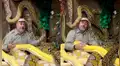 Facebook: hombre arriesga su vida al grabarse rodeado de temibles serpientes [VIDEO]