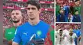 ¿Y Bono? Portero marroquí cantó el himno con los titulares, pero no arrancó el duelo ante Bélgica