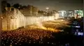 Miles de antorchas brillan en Londres para conmemorar el armisticio que puso fin a la Primera Guerra Mundial [FOTOS y VIDEO]