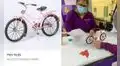 Pensó que había comprado una bicicleta a bajo precio, pero acabó recibiendo un adorno de casa[FOTOS]