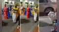 ¿Qué es eso? Disfrazan a perrito como oveja para que acompañe a caravana de Reyes Magos