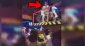 Ebrio baila en balcón de discoteca y pasa vergüenza de su vida por insólito incidente [VIDEO]