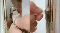 Rompe su llave por la mitad al tratar de abrir la puerta y usa sencillo método para sacarla de la cerradura [VIDEO]