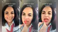 A falta de lápiz labial, mujer se pinta la boca con plumón rojo y escena se hace viral