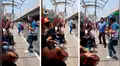 Extranjeros arman espectáculo en paradero de buses en Perú y cobrador baila con ellos [VIDEO] 
