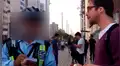 YouTube viral: sereno de San Isidro impide que youtuber peruano coloque 'estrellitas' a transeúntes [VIDEO]