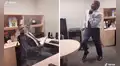 Trabajador sorprende a miles con su gran talento para bailar al ritmo de rap [VIDEO]