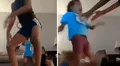 Mujer detiene su reto de baile para salvar a su hijo de las mordidas de su perro [VIDEO]