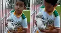 Niño es enviado a comprar a la tienda y regresa a casa con un cachorro en brazos [VIDEO]