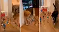 Joven crea divertida competencia para sus mascotas y estas asombran con sus destrezas [VIDEO] 