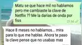 WhatsApp Viral: Su expareja le pidió su clave de Netflix y él le propuso esto [FOTOS]