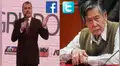 Critican en Facebook a Nicolás Lucar tras dar información sobre indulto a Alberto Fujimori 